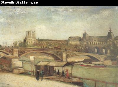 Vincent Van Gogh The Pont du Carrousel and the Louvre (nn04)